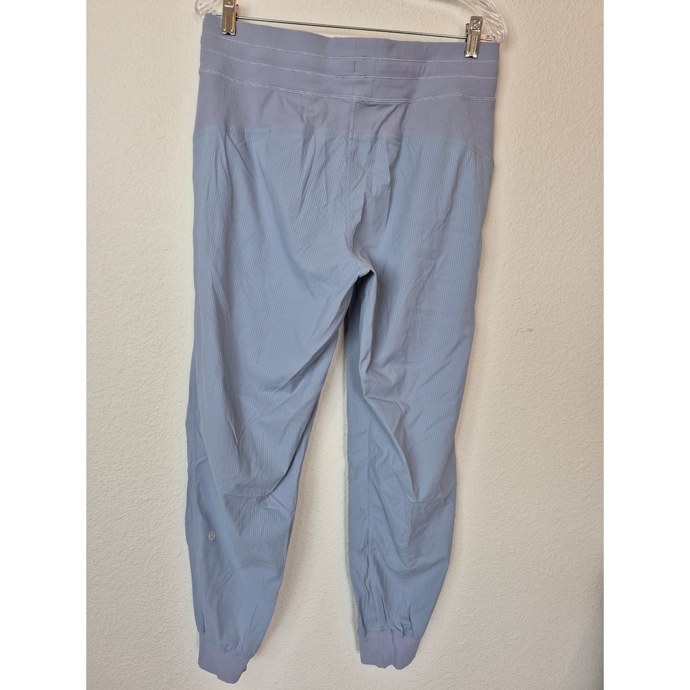 Lululemon Dance Studio Jogger Blue Pinstripe Size 10 - Picture 4 of 6